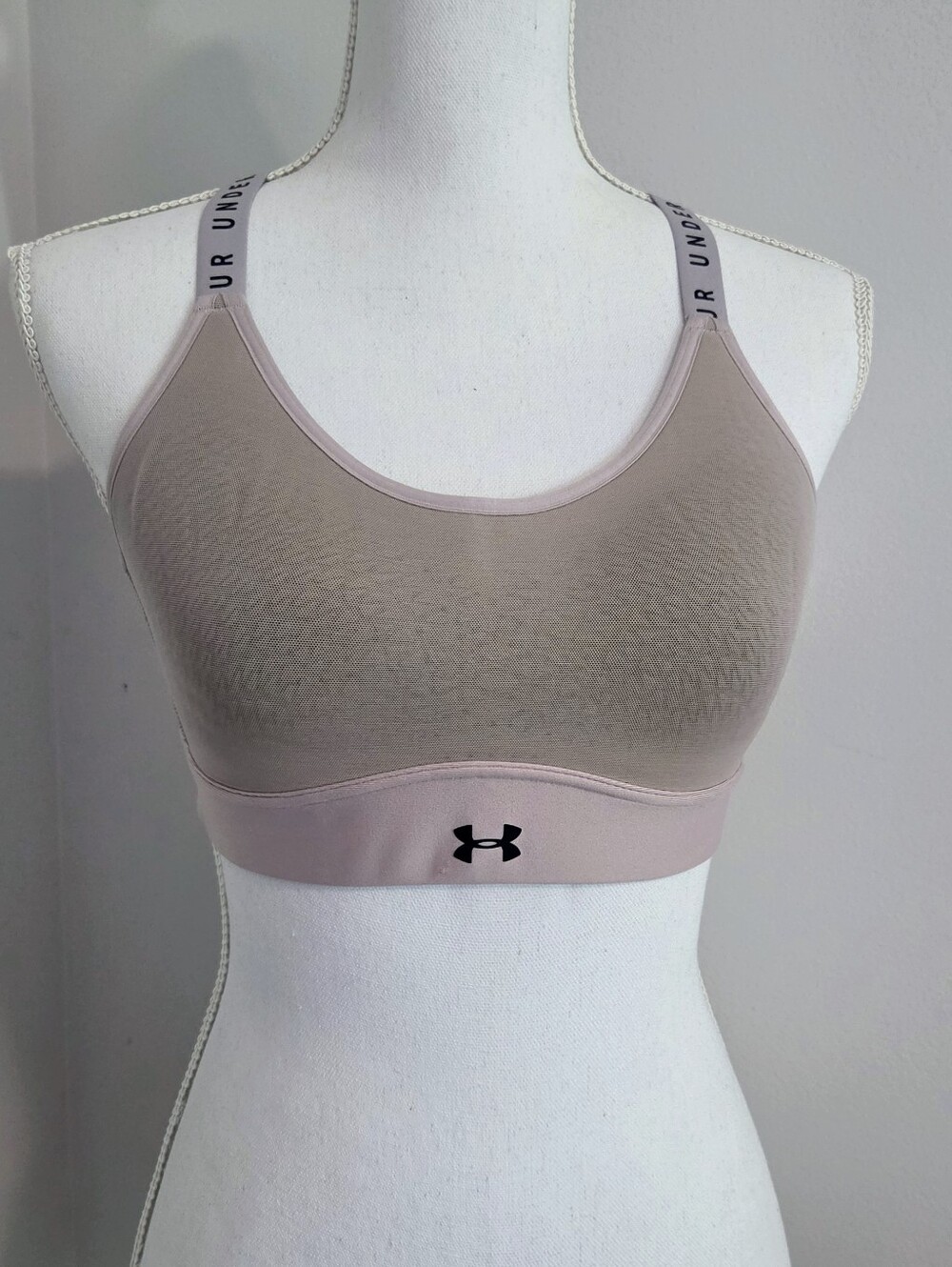 Under Armour Infinity Mid Convertible Sports Bra Dash Pink - Medium